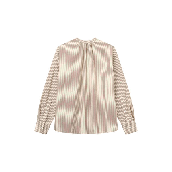 Isolde skjorte, brown beach stripe, Studio Feder