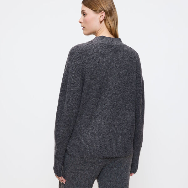 Amourette Cozy Cardigan, dark grey melange, Triumph