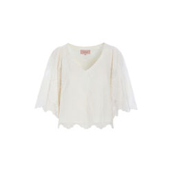 Lulu Lace Blouse, cream lace, HUNK&Oslash;N