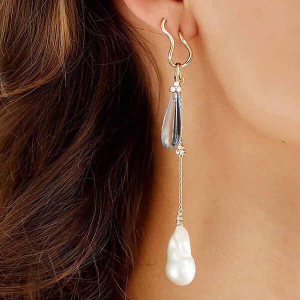 Fryd Wave &oslash;restik H&oslash;jre, guld, Ro Copenhagen