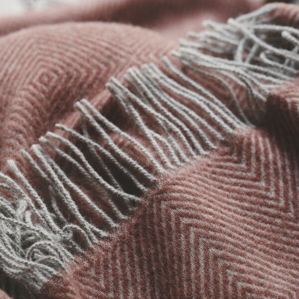 Liv&oslash; plaid, 03109 rosewood, Silkeborg Uldspinderi