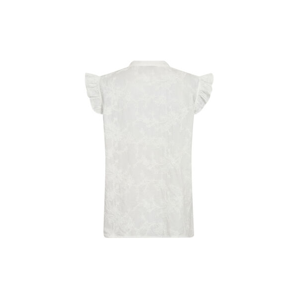 PD-Millie Sl. Shirt Emb., ecru, Pieszak