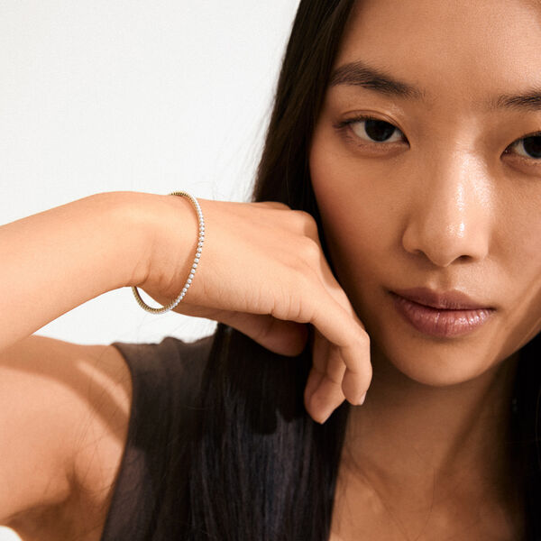 ARASH perle armbånd, guldbelagt, Pilgrim