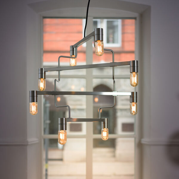 Kennedy Chandelier, steel, Rubn