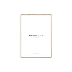 Wood Frame, oak, Poster & Frame