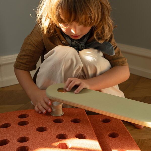 2 x balancebomme, dusty green, MODU