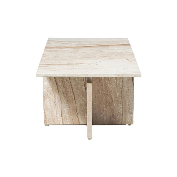 Marisa sofabord, travertin beige, Westwing Collection