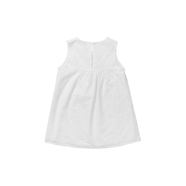 Elinor Dress, white dot, Lalaby