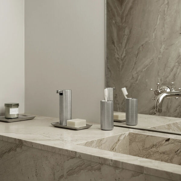 MODO ROF Toiletb&oslash;rsteholder, stainless steel, Blomus