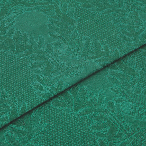 Stjerne Riflet Jul dug, gr&oslash;n, Royal Copenhagen