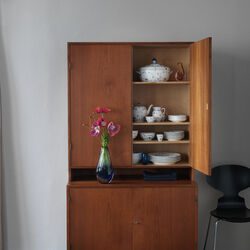 Musselmalet Riflet terrin med l&aring;g 200 cl, Royal Copenhagen