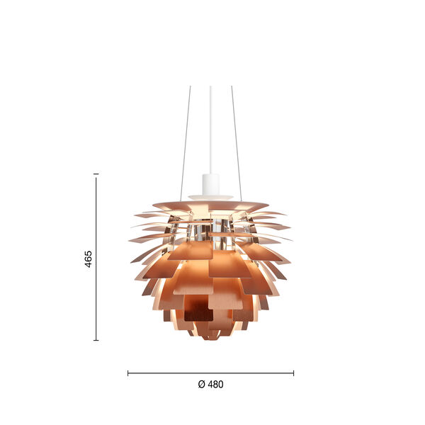 PH Artichoke, copper, Louis Poulsen