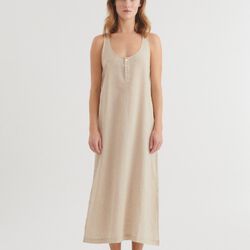 Carina Tank Dress, natural melange, Basic Apparel
