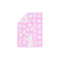 Mumi badehåndklæde seashells pink Mumi badehåndklæde seashells pink, Moomin Arabia