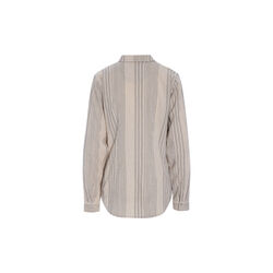 Shiko smal skjorte, ivory/black stitch, BITTE KAI RAND