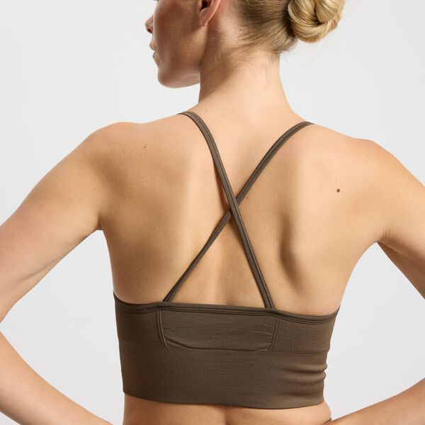 Hilde Seamless sports bra, falcon, Rethinkit