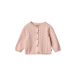 Knit Cardigan Maia, powder, Wheat