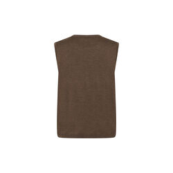 MilaSZ Vest, fondue fudge melange, Saint Tropez