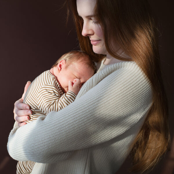 Newborn Suit, almond/offwhite, Serendipity