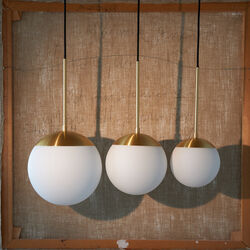 Lord 1 Pendant, brass/opal, Rubn