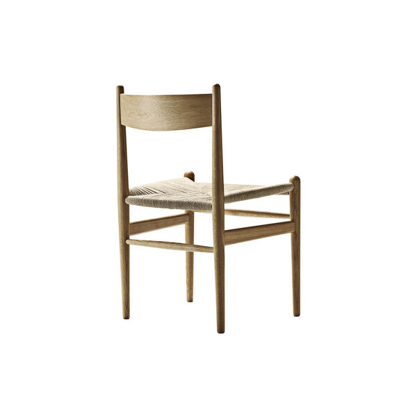 CH36 spisebordsstol, hvidolieret eg/natur, Carl Hansen & S&oslash;n