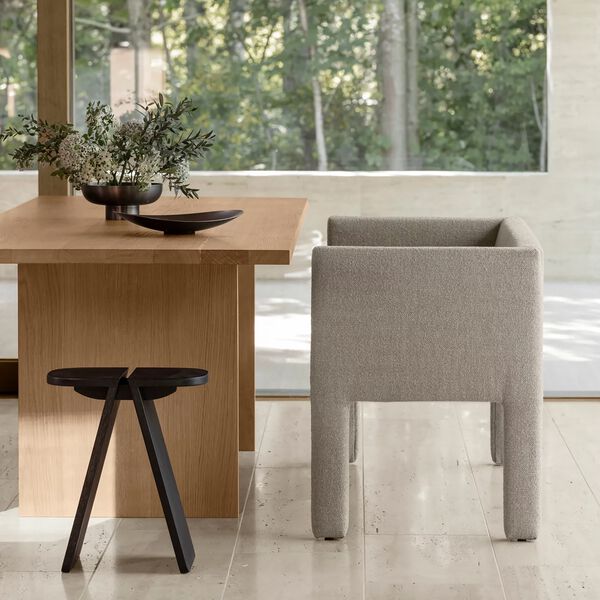 MIYABI Vase M, burned metal, Blomus