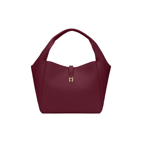 Zaira Hobo Bag  | Medium | Burgundy | Skuldertaske, Aigner