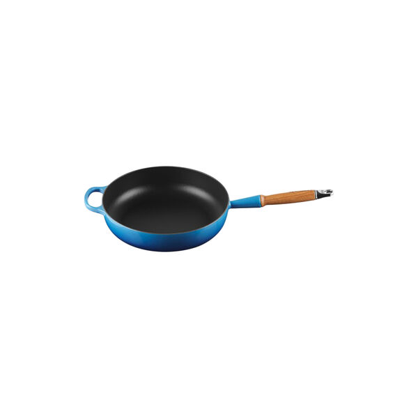 Signature stegepande med tr&aelig;h&aring;ndtag &Oslash; 28 cm, azure, Le Creuset