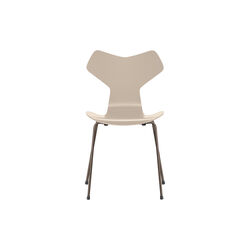 Grand Prix™ 3130 fuldlakeret stol, light beige/brown bronze, Fritz Hansen