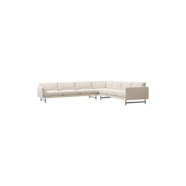 562C Calmo Elements Sofa, Ecriture 0210/black steel, Fredericia Furniture
