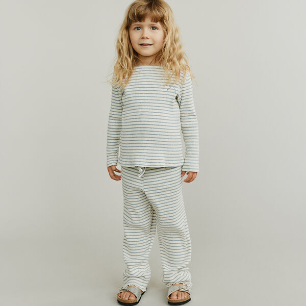 StephieKB T-Shirt Long Sleeve, grey striped, Sofie Schnoor