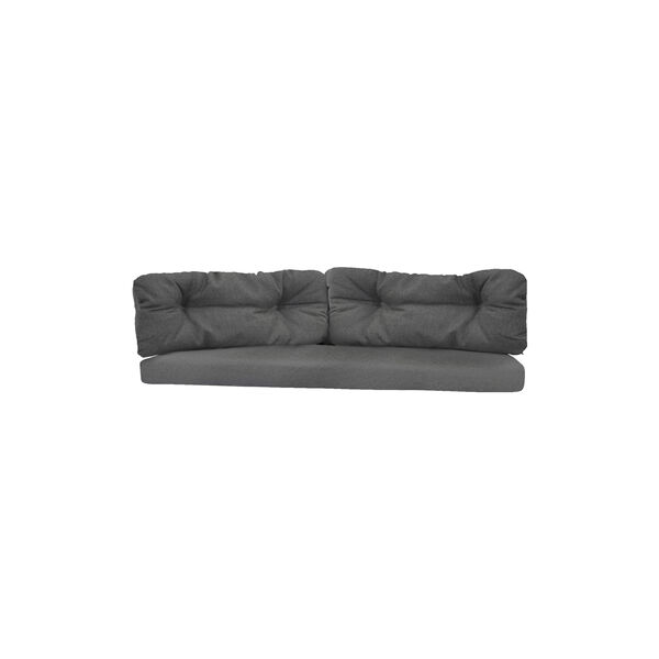 Ocean large 3-pers. sofa hyndes&aelig;t, grey, Cane-line
