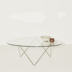 Pedrera Coffee Table, chrome Pedrera Coffee Table, chrome, GUBI