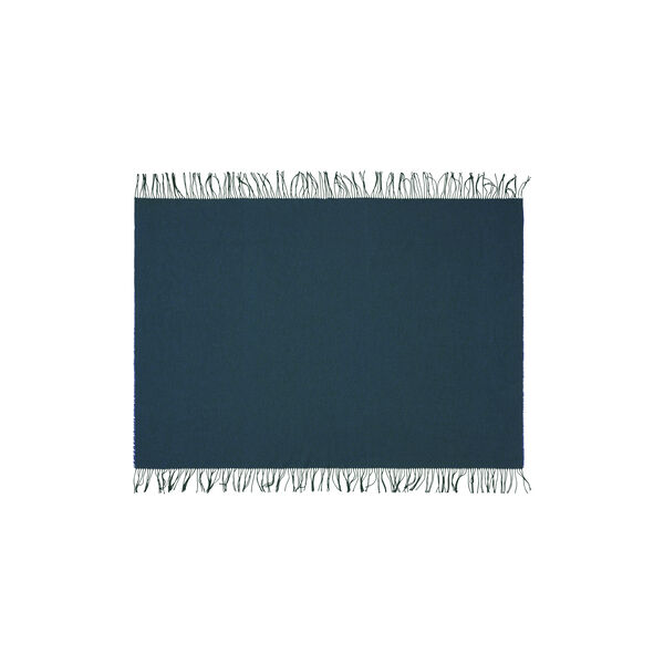 Franja plaid, 01235 green-blue, Silkeborg Uldspinderi