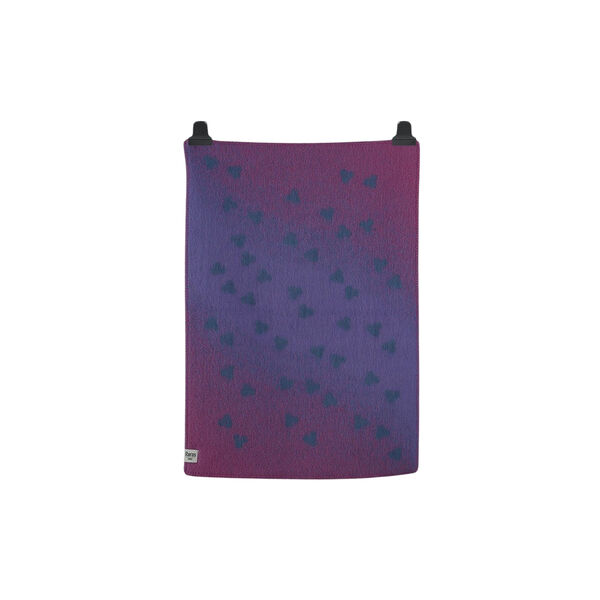 MELVIN Baby Size Throw, purple/pink, Røros Tweed