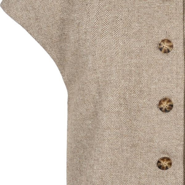 1511PBOTona waistcoat, chocolate chip, PBO