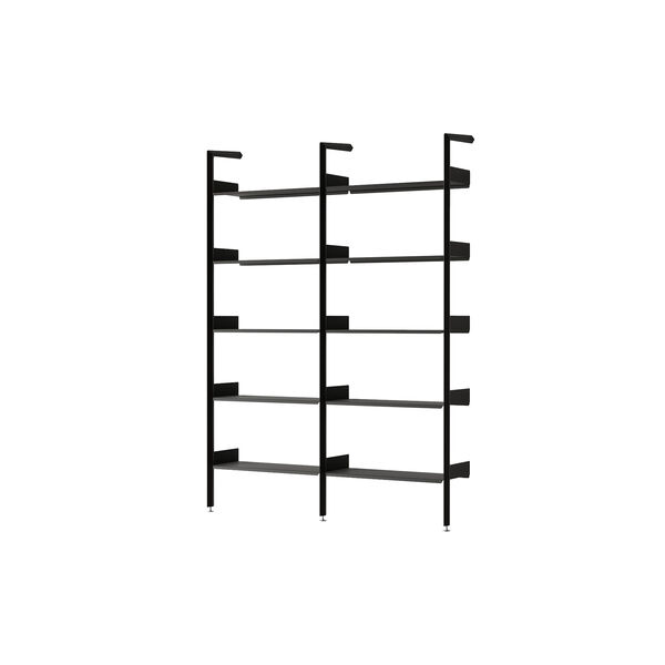 Rombe IF1 & IF4 Shelving System Configuration A, anthracite, &Tradition