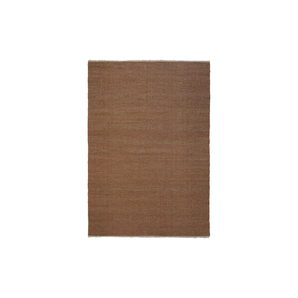 Roccella gulvt&aelig;ppe,  rust, Linie Design