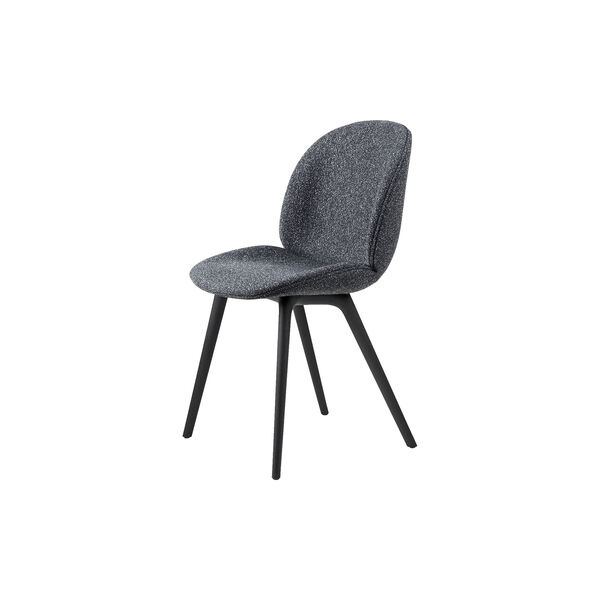 Beetle Dining Chair Fully Upholstered, Around Bouclé 023/black, GUBI