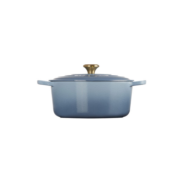 Signature rund st&oslash;bejernsgryde &Oslash; 28 cm, chambray, Le Creuset
