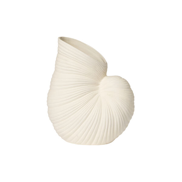 Shell Vase, off white, Ferm Living