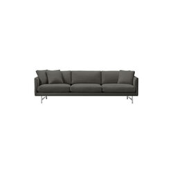 5623 Calmo 80 3 pers. sofa, m&oslash;rkegr&aring;/krom, Fredericia Furniture