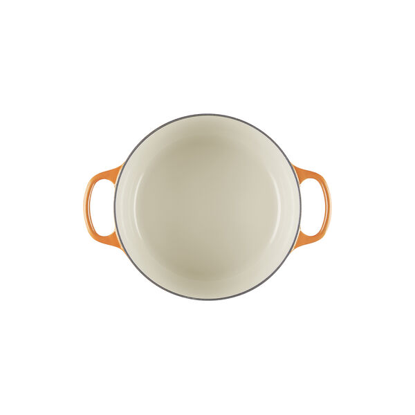 Rund st&oslash;bejern Jubil&aelig;umsgryde &Oslash; 24 cm, flamme dor&eacute;e, Le Creuset