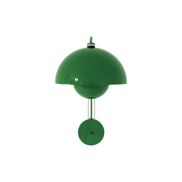 Flowerpot VP8 Wall Lamp, signal green Flowerpot VP8 Wall Lamp, signal green, &Tradition