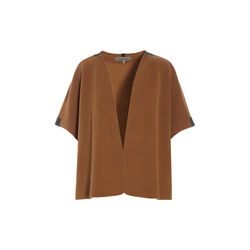 Cropped Fleece Vest for Effortless Layering | Rust, Henriette Steffensen Copenhagen