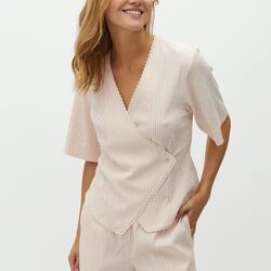 Felicca-M Blouse, alita red stripe, mbyM