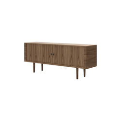 CH825 Credenza skænk, olieret valnød CH825 Credenza skænk, olieret valnød, Carl Hansen & Søn