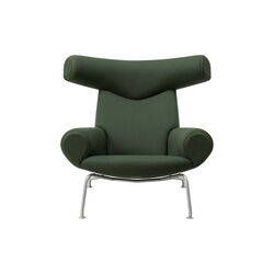 Wegner Ox Chair |  Olive| L&aelig;nestol + Ottoman, Fredericia Furniture