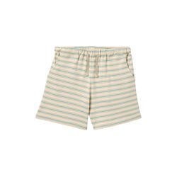 Jersey Shorts Kalle, spring lake stripe, Wheat