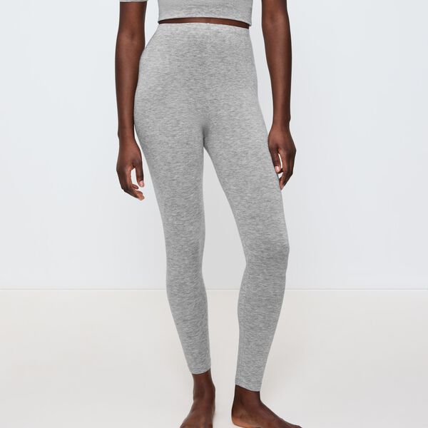 Beauty Layers Leggings Wool, medium grey melange, Triumph